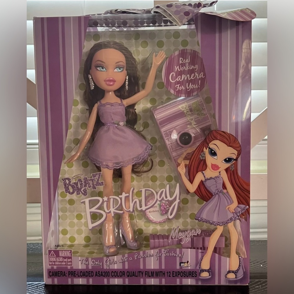 Bratz Birthday - Meygan Doll  2001 MGA New In Box NIB- Collector Doll